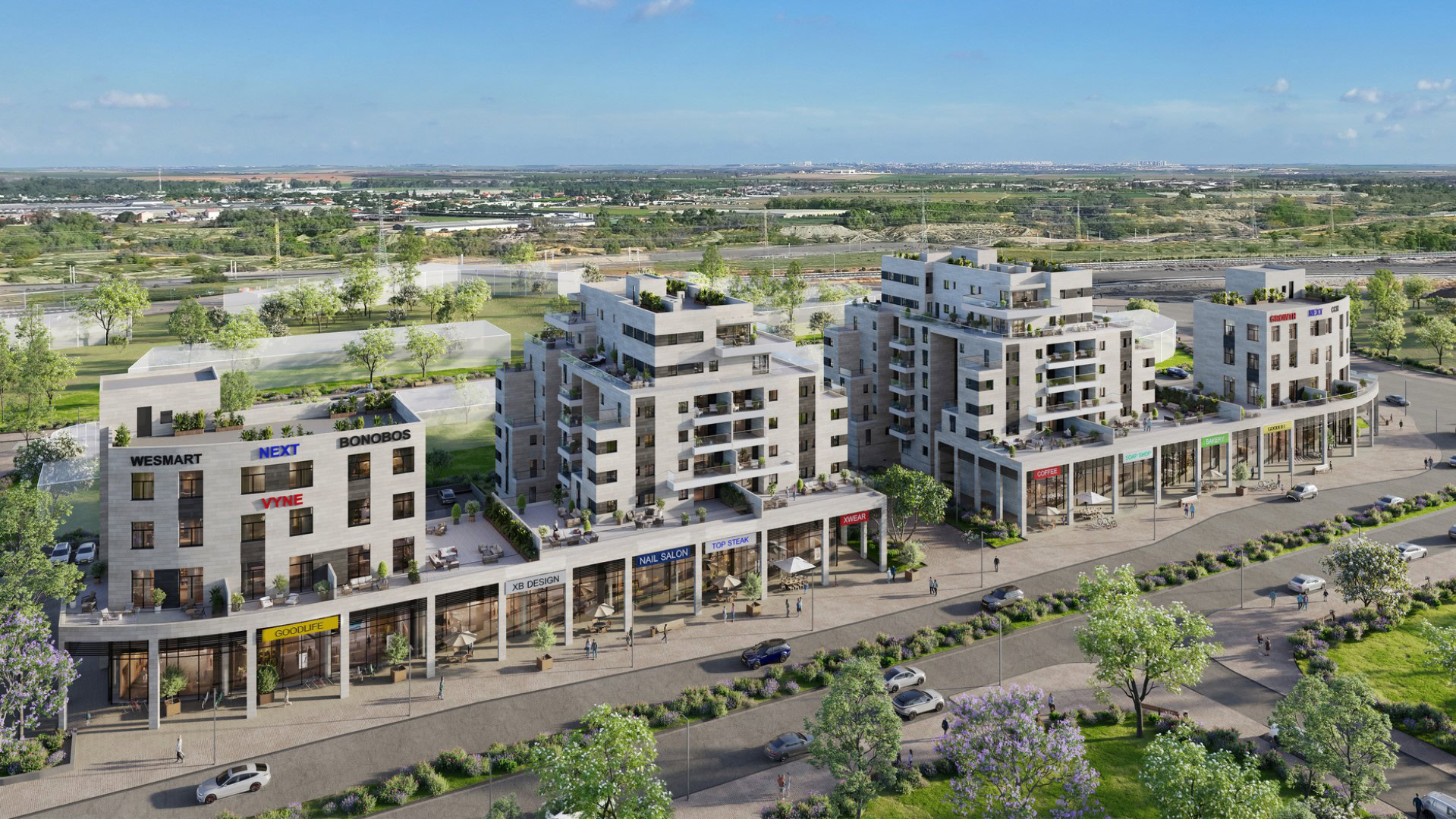 פרויקט "עומרים" בכניסה החדשה לעיר אופקים